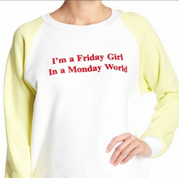 WILDFOX Friday Girl Sweatshirt - Picture 1 of 3